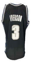 Allen Iverson Firmado Georgetown Hoyas 1995-96 M&amp;N College Caja Camiseta JSA ITP - £248.11 GBP