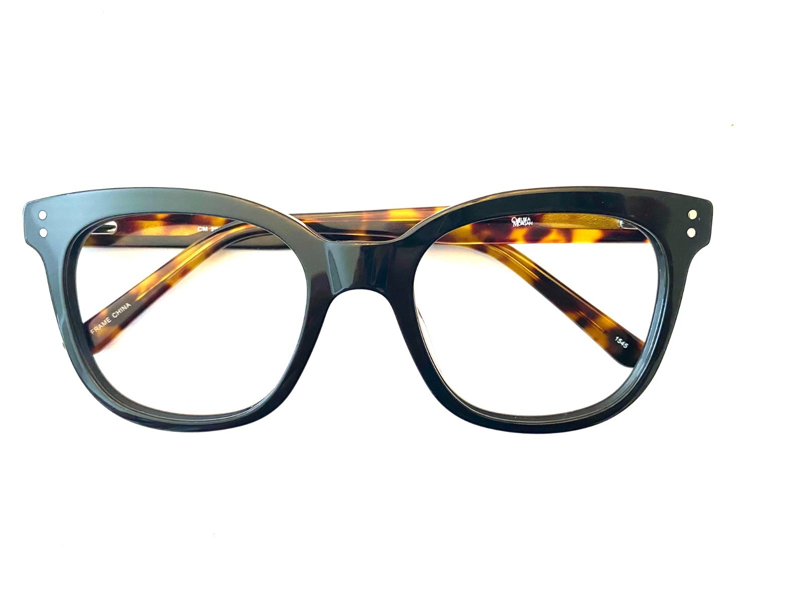 CHELSEA MORGAN Eyeglasses CM 202242 BK 52-20-140 - $79.20