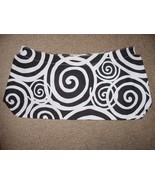THIRTY-ONE FITTED Purse COVER ONLY Black/White Sprial Swirl Skirt  NWOT - €18,29 EUR