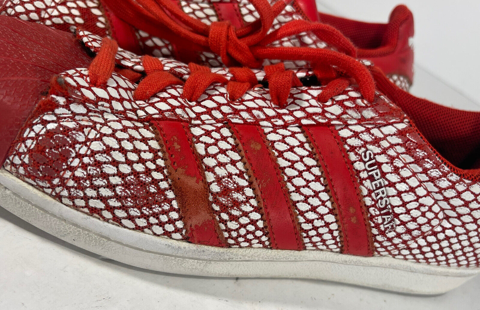 Adidas Superstar Snake Pack Red White Mens and similar items