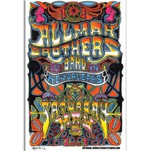 Allman Brothers Poster, Original 2007 New Orleans Jazzfest Concert Handbill - £11.22 GBP