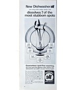 New dishwasher all spot free washing 1964 Vintage Print Ad - $10.35