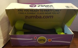 Zumba Exercise Workout Toning Sticks Pair Weights 1 lb Each Shake Maraca... - $18.95