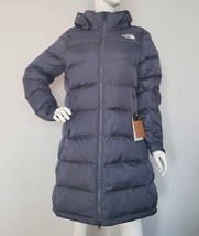 THE NORTH FACE WOMEN METRO III PARKA DOWN WINTER HOODIE PUFFER COAT GREY... - $248.88
