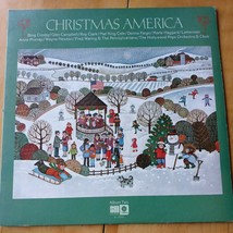 Christmas America Album Two Vinyl Record Bing Crosby Nat King Cole - £17.00 GBP