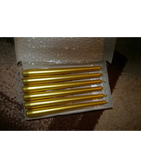 Partylite Metallic Gold Tapers 10&quot; Party Lite - £19.92 GBP