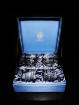 Faberge Atelier Clear Crystal Old Fashion Glasses  3 3/4&quot; H x 3 1/4&quot; W NIB - $17,037.65 MXN