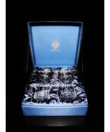 Faberge Atelier Clear Crystal Old Fashion Glasses  3 3/4&quot; H x 3 1/4&quot; W NIB - $895.00