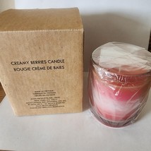 New In Box Avon Creamy Berries Glass Jar Candle NOS 2013 - $6.29