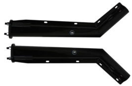 TBOZZ Gloss Black Spring Loaded Mud Flap Hanger 2.5in Bolt Spacing 27in ... - £33.61 GBP