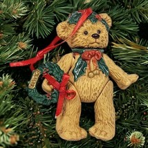 Vtg Hallmark Keepsake Ornament Gift Bearers Teddy Bear Collector&#39;s Series - $9.49