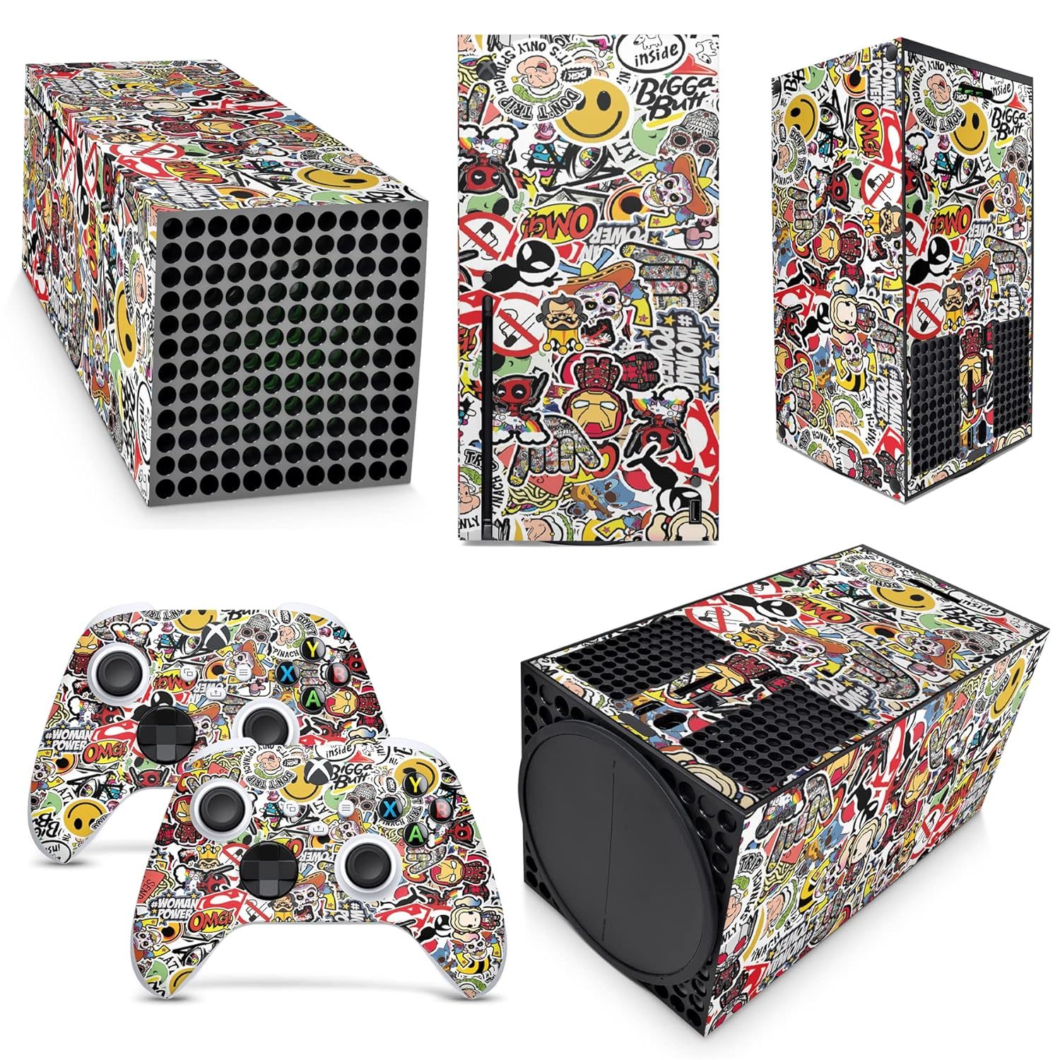Primary image for Vinal Sticker 2 Controller Set Decal Gng Sticker Bomb Skins Compatible With Xbox