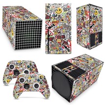 Vinal Sticker 2 Controller Set Decal Gng Sticker Bomb Skins Compatible W... - £30.35 GBP