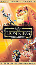 The Lion King (VHS, 2003, Special Edition Disney Pre-owned  - $13.30