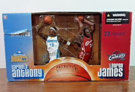 LeBron James &amp; Carmelo Anthony NBA Figures Special Edition Deluxe Action Figures - £22.34 GBP