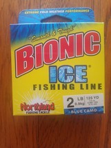 Bionic Ice Fishing Line 2 Lb 125 Yd 0.9kg Blue Camo - $24.63