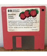 Hewlett Packard HP Macintosh Output Printer Sampler Sample Files Floppy Disk - $19.99