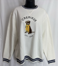 NWT Cremieux Dog Sweater Beige Men&#39;s Size L Pullover F25KX562 - £37.35 GBP