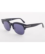 Tom Ford HARRY 597 01V Matte Black / Blue Sunglasses TF597-01V HARRY-02 - $227.05