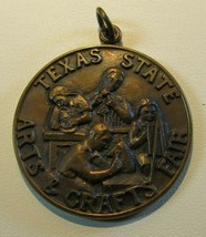 Rare 1976 James Avery Texas State Arts &amp; Crafts Fair Kerrville Tx Pendant Medal - £109.83 GBP