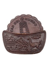 Vintage Artisan Hand Tooled Leather Coasters Made In Peru Set of 6 With ... - $262.60 MXN