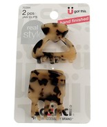 Scunci Real Style Jaw Clips, Hand Finished Assorted, 2 Ct - €6,42 EUR