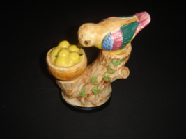 Kacem Salt &amp; Pepper Shakers from Occupied Japan Colorful Bird Feeding Babies  - £12.85 GBP