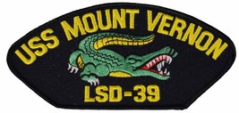 USS Mount Vernon LSD-39 Ship Patch - Great Color - Veteran Owned Business - $13.28