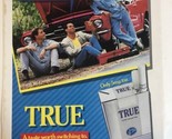 vintage True Filters Cigarettes Print Ad Advertisement 1989 pa1 - $6.92