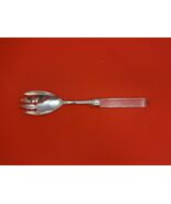 Crystal Handle by Siecle Paris Silverplate Salad Serving Fork w/SP 9&quot; - $2,891.27 MXN