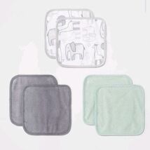 Baby 6pk 'Little Peanut' Washcloth Set - Cloud Island™ Green - $9.99