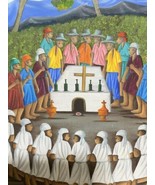 Haitian Folklore Art Original Acrylic Paintings By M. Larose / M. Labbe ... - $2,755.99 MXN