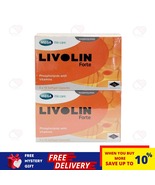 2 Boxes Livolin Forte Liver Cleanse Detox Vitamin Supplement 50'S  - $80.00