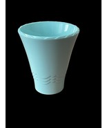 VTG Martha Stewart Everyday Turquoise Scalloped Plastic Mouth Rinsing Tu... - $453.87 MXN