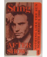 STING / THE POLICE - VINTAGE ORIGINAL CONCERT TOUR CLOTH BACKSTAGE PASS - $194.89 MXN