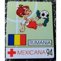 Cruz Roja Mexicana 94 Rumania Soccer Pin  - $4.95