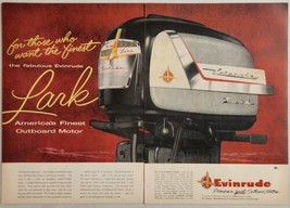 1950&#39;s Print Ad Evinrude Lark 30-HP Outboard Motors Milwaukee,Wisconsin - £17.68 GBP