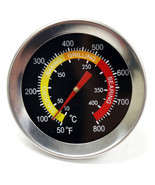 2-3/8&quot; Temperature Thermometer Gauge | Barbecue BBQ Grill Smoker Pit The... - $9.49