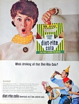 1965 DIET-RITE COLA - Vintage Print Ad Soft Drink Diet-Rite Soda Pop - €8,38 EUR