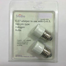 Photo Studio Lighting Adapters RPS E-27 Ceramic Set of 2  - £19.93 GBP
