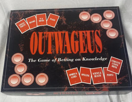 Vintage Outwageus The Game of Betting on Knowledge Trivia Board Game EDU... - $7.49