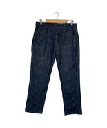 William Rast Jeans Mens 34 Button Fly Straight Leg Medium Wash Blue - $19.79