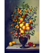 24x36 inches Vase Flower  stretched Oil Painting Canvas Art Wall Decor m... - £117.85 GBP