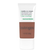 Neutrogena Clear Coverage Flawless Matte CC Cream, Warm Mocha, 1 oz..+ - £26.89 GBP