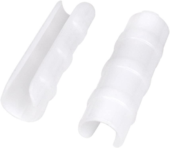 20Pcs White 32Mm Rod Clip Plant Greenhouse Plastic Film Net Fixed Pipe C... - £17.20 GBP