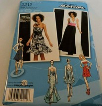 Simplicity Sewing Pattern 2212 Dress Project Runway Misses 4-12 D5 Uncut New - £2.38 GBP