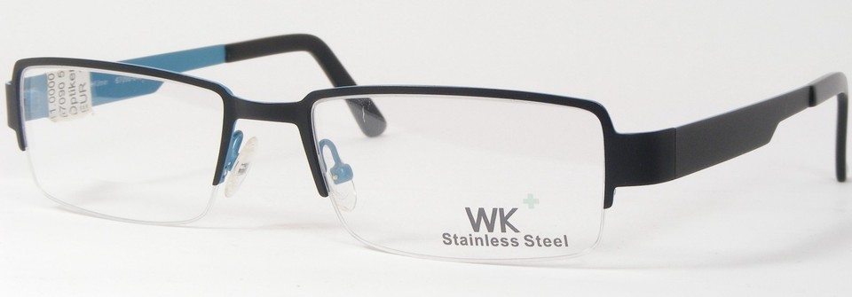 Wagner &amp; Kühner Kuhner 67090 640 Matte Black /Blue UNIQUE EYEGLASSES 54-... - $69.30