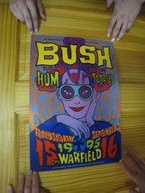 Bush Affiche Fillmore Hum Toadies Femme Avec Lunettes Septembre 15 16 1995 - €119,04 EUR