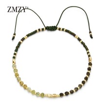 ZMZY Thin Cute Beads Miyuki Bracelet Natural Stone Bracelet Jewelry Charm Bracel - £9.22 GBP