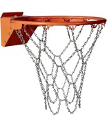 Red de Baloncesto de Cadena de Acero Resistente a la Oxidación Mallas pa... - $706.02 MXN